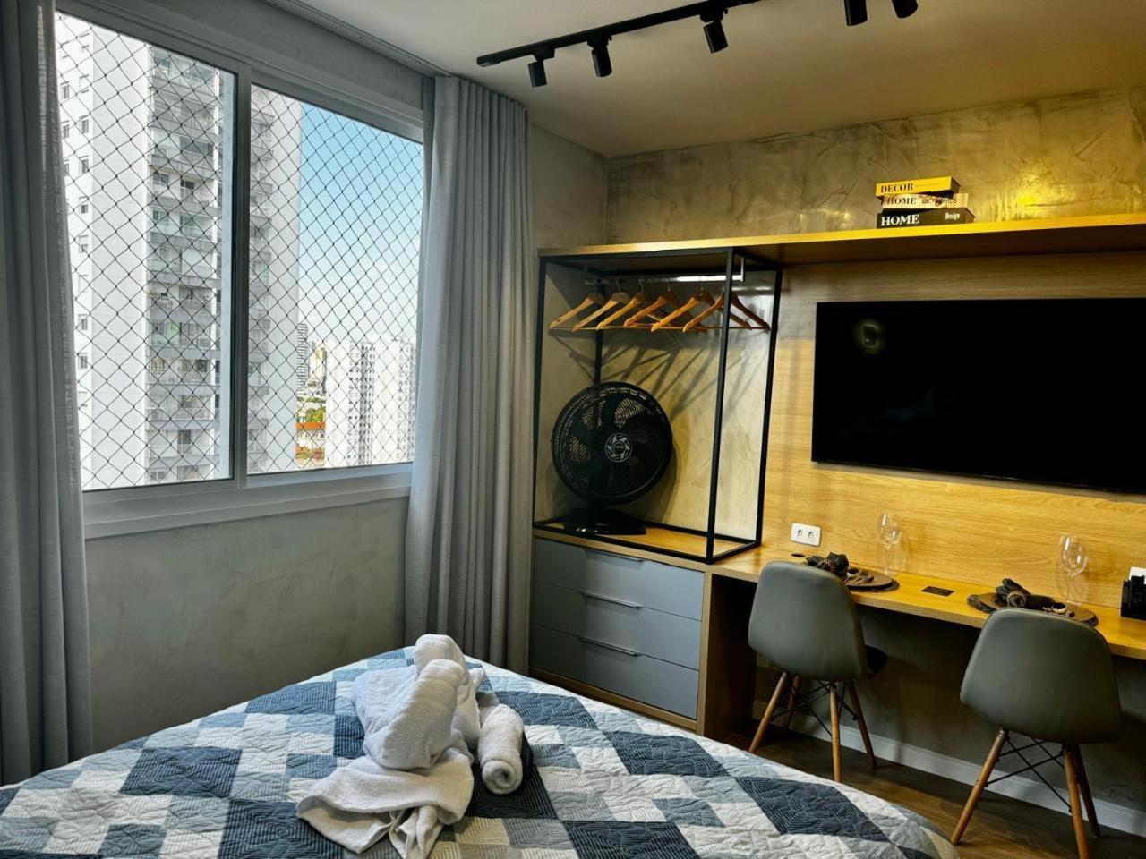 Charmoso Studio No Bras Com Piscina - Metro Bras São Paulo Exteriör bild